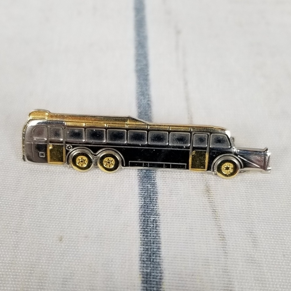 Vintage Limo Bus Money  Clip